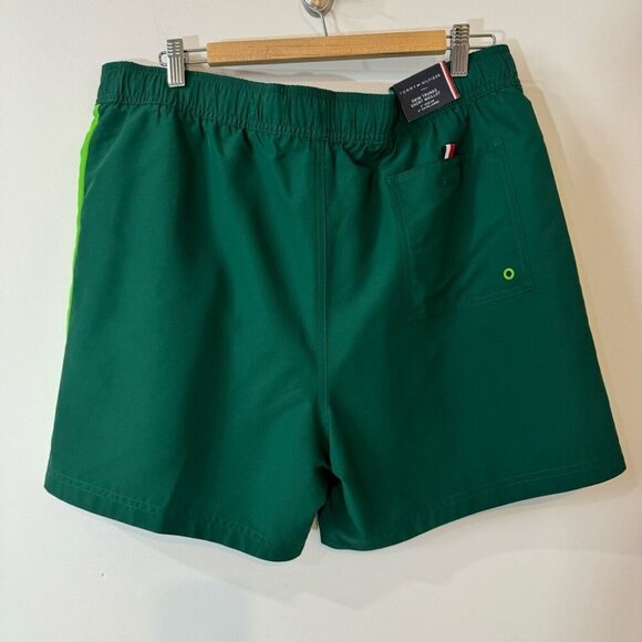 Tommy Hilfiger NWT Green Swim Trunks 5in inseam Size XL - Picture 5 of 12